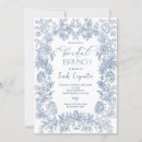 Recherche de blue floral bridal shower invitations Chinoiserie