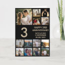 Suche nach 3 jahrestag karten Foto collage