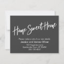 Recherche de home sweet home invitations Nous avons déménagé