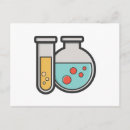 Recherche de chimie cartes postales Expérience scientifique