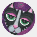 Recherche de de chat noir autocollants Félin