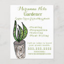 Recherche de jardinier prospectus Aménagement paysager