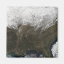 Recherche de tempête de neige magnets Vue satellite
