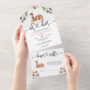 Recherche de deer baby shower invitations Aquarelle