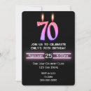 Recherche de de 70 ans invitations Noir