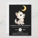 Recherche de lune loup invitations Clair de lune