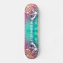 Recherche de loup skateboards Aquarelle