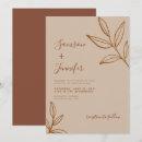 Recherche de feuille mariage invitations Boho