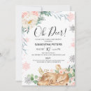 Recherche de fawn baby shower invitations Oh bébé