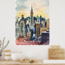 Suche nach nyc wolkenkratzer poster Stadtbild