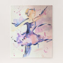 Recherche de peinture de danse puzzles Ballerine