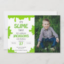 Recherche de slime invitations Garçon