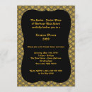 Recherche de style gatsby invitations Noir