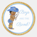 Recherche de cow boy autocollants Baby shower