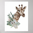 Suche nach dschungeltier kinderzimmer poster Giraffe