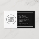 Recherche de votre propre image cartes visite Noir et blanc