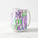 Suche nach bunte buchstaben tassen Monogramm