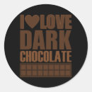 Recherche de chocolat foncé autocollants Cacao