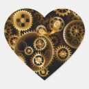 Recherche de coeur mécanique autocollants Steampunk