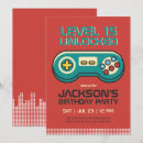 Suche nach video game einladungen Gamer