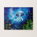 Recherche de méduse puzzles Aquatique
