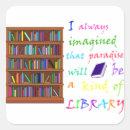 Recherche de bibliothécaire autocollants Lecteur
