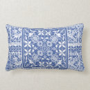 Recherche de dentelle blanche coussins Bleu et blanc