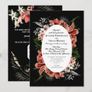 Recherche de dark floral mariage invitations Unique