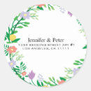 Recherche de cute wedding autocollants Aquarelle