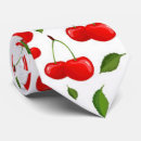 Recherche de motif de cerise cravates Fruit