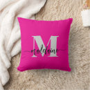 Recherche de rose noir coussins Hot pink