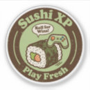 Suche nach sushi aufkleber Rolle