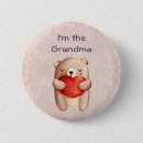 Recherche de ours brun badges Aquarelle