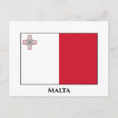 Recherche de drapeau maltais cartes postales Drapeaux du monde