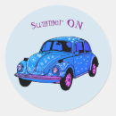 Recherche de mandala de hippie autocollants Bleu