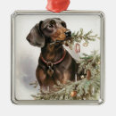 Recherche de vintage dachshund ornements Vacances