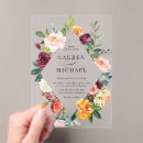 Recherche de floral frame mariage invitations Automne