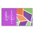 Recherche de nuances cartes visite Coloré