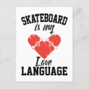 Recherche de longboard cartes postales Patineur
