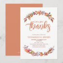 Recherche de de dîner thanksgiving invitations Floral
