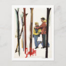 Recherche de affiche de ski cartes postales Neige
