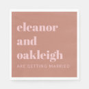 Recherche de invités de mariage serviettes Typographie