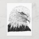 Recherche de aigle noir cartes postales Noir et blanc