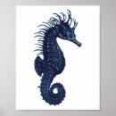 Suche nach seepferd poster Marineblau