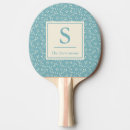 Recherche de décor raquettes ping pong Floral