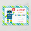 Recherche de robot mignon invitations Garçons