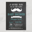 Recherche de moustache baby shower invitations Mignon