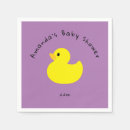 Recherche de canard jaune serviettes Baby shower canard