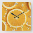 Recherche de tranche orange horloges Fruits