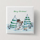 Recherche de noël de chat badges Bonhomme